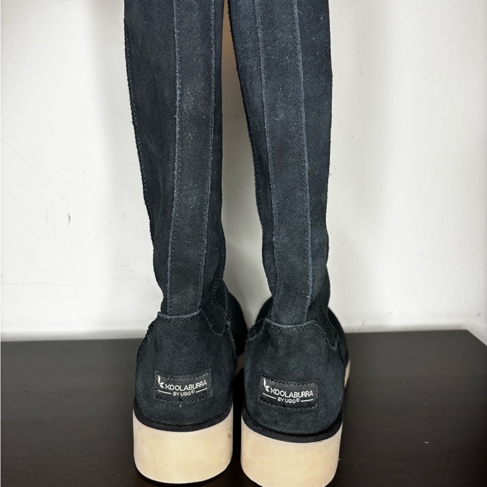 Koolaburra Black and Tan Winter Boots